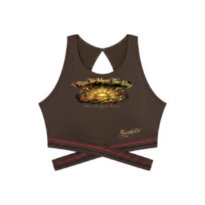 JahDean Apparel Women’s Criss-Cross Band Sports Bra Devine Mother