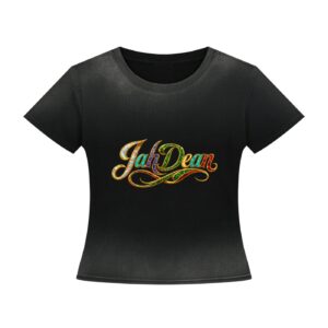 JahDean Apparel Women’s Sunfade Washed T-Shirt "Live the Life You Love"