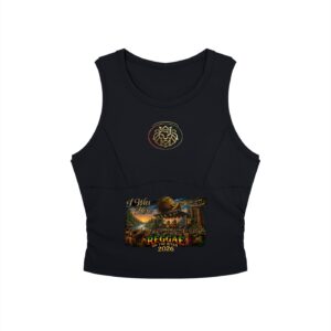 JahDean Apparel Women’s Reggea Pon Tha River Crewneck Yoga Tank Top