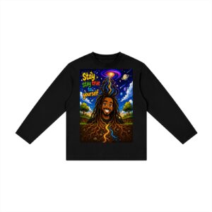 JahDean Apparel Kid's Drop Shoulder Long Sleeve T-Shirt,  stay true to yourself
