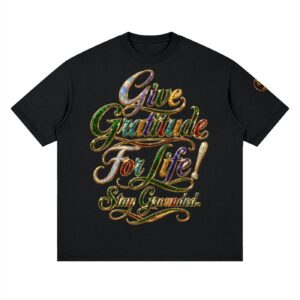 JahDean Apparel Streetwear Loose Drop Shoulder T-Shirt " Stay Grounded "