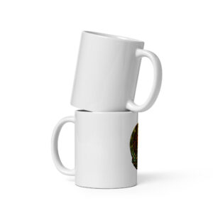 JahDean custom art White glossy mug " I, am "